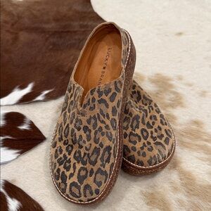 Lucky Brand Animal Print Slip-Ons
